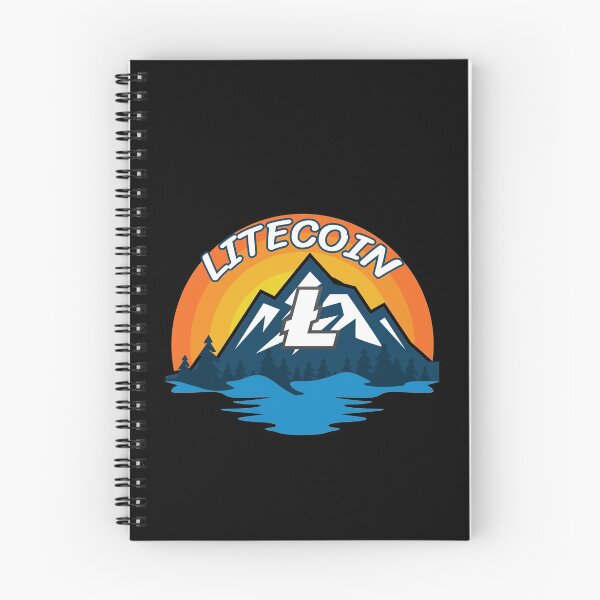 Item preview, Litecoin LTC Cryptocurrency Mountain Sunset designed and sold by Bitcoin-Fashion.