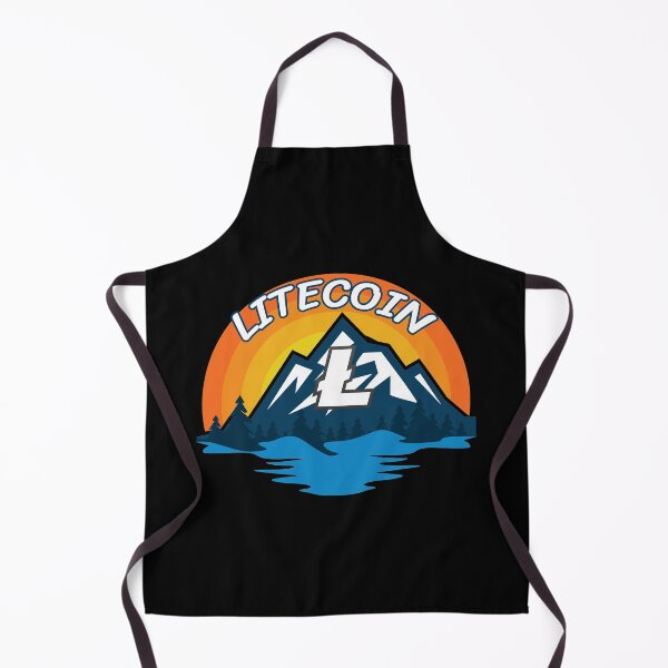 Item preview, Litecoin LTC Cryptocurrency Mountain Sunset designed and sold by Bitcoin-Fashion.