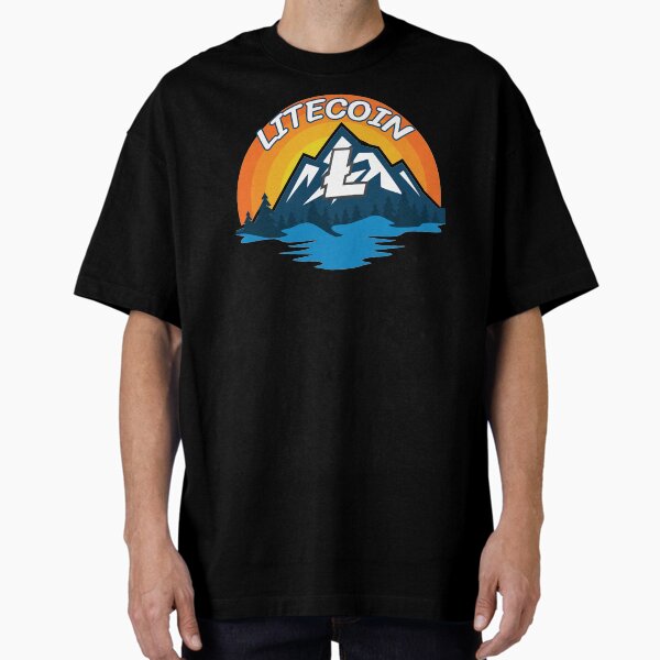 Artikel-Vorschau von Litecoin LTC Cryptocurrency Mountain Sunset, designt und verkauft von Bitcoin-Fashion.