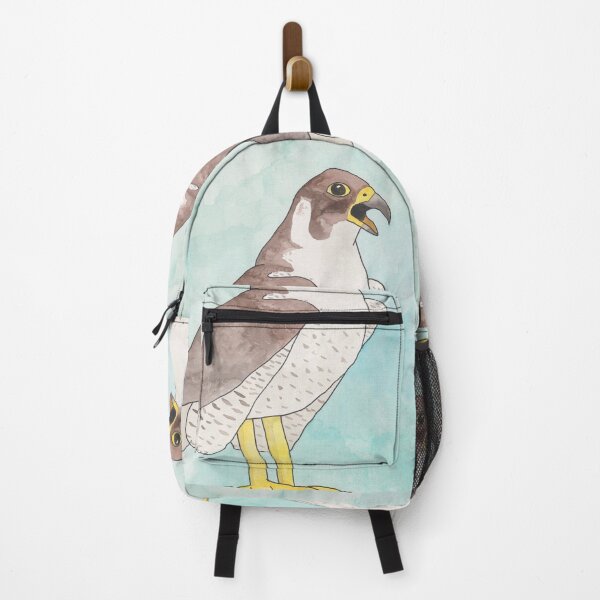 Item preview, Peregrine Falcon watercolor bird art designed and sold by TheWaterBirds.