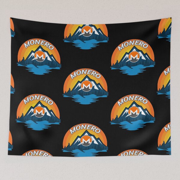 Item preview, Monero XMR Cryptocurrency Mountain Sunset designed and sold by Bitcoin-Fashion.