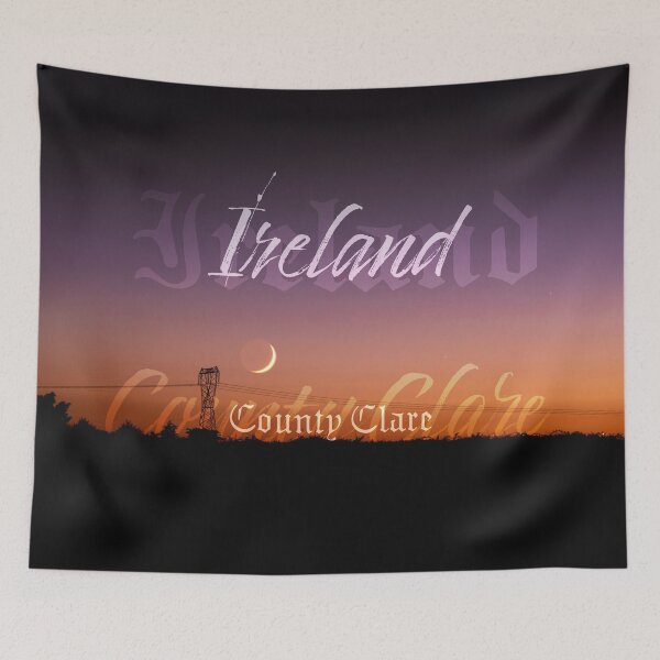 Item preview, IRELAND, County Clare - Dusk over the Burren - Irish Landscape designed and sold by AOKeeshkaPhotos.