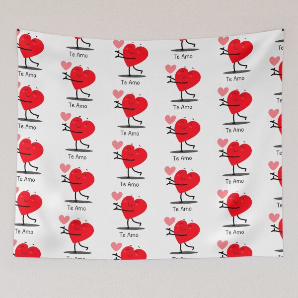 Item preview, Te Amo, I Love You, Valentine's Day Hearts, Spanish, Anniversary, Birthday, New Baby, Cute designed and sold by designwaves.