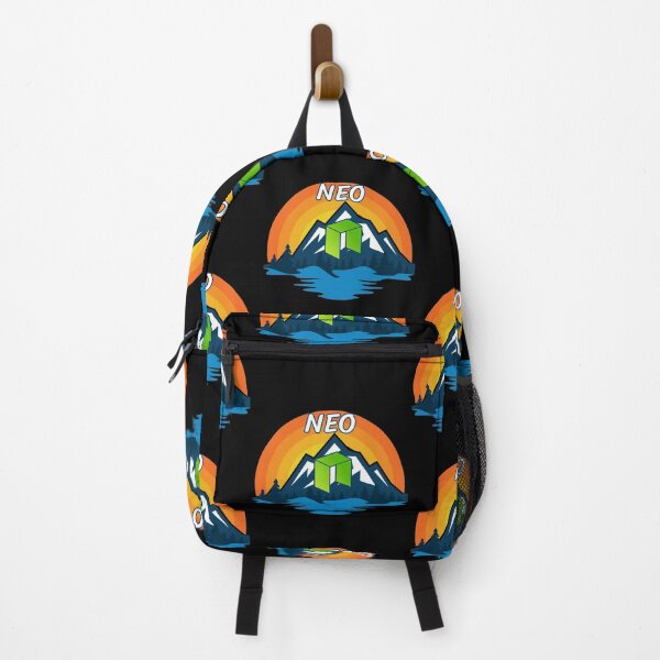 Item preview, NEO Cryptocurrency Mountain Sunset designed and sold by Bitcoin-Fashion.