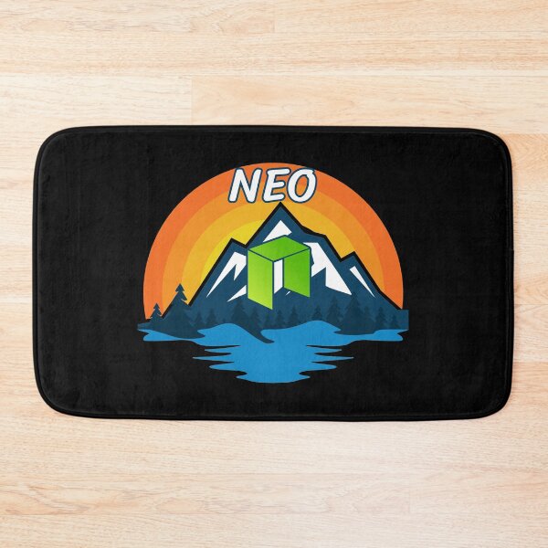 Item preview, NEO Cryptocurrency Mountain Sunset designed and sold by Bitcoin-Fashion.