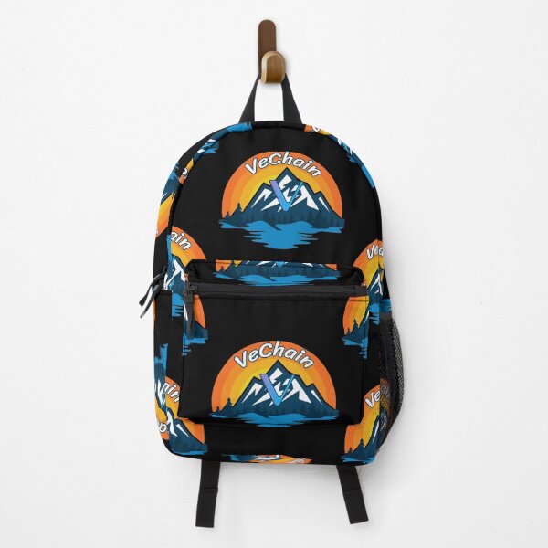 Item preview, VeChain VET Cryptocurrency Mountain Sunset designed and sold by Bitcoin-Fashion.