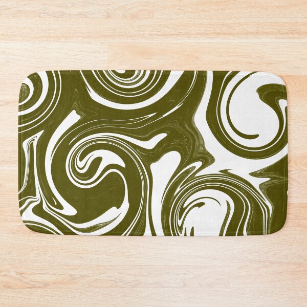 Item preview, Olive green and white marble / spiral designed and sold by ndubrey.