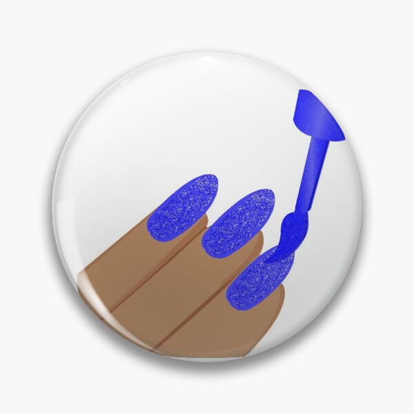Item preview, Blue Glitter Nails  designed and sold by rhicha.
