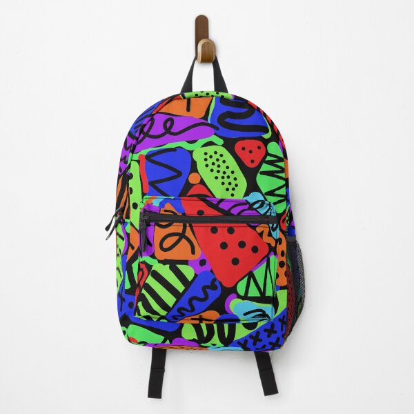 Item preview, CrAzY Quilt? Wild Colors with Doodles designed and sold by Whoopsidoodle.