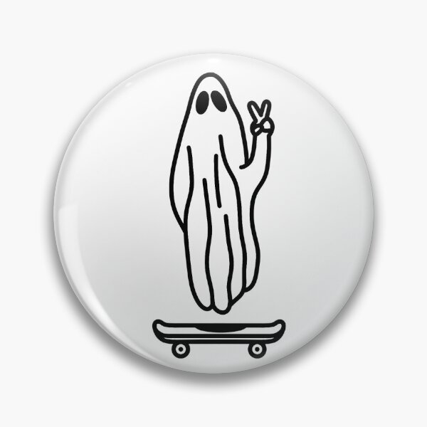 Item preview, skateboarding ghost designed and sold by KitKat615.
