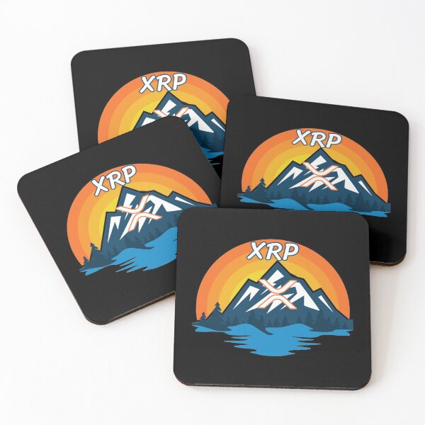 Item preview, Ripple XRP Cryptocurrency Mountain Sunset designed and sold by Bitcoin-Fashion.