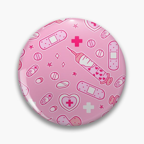 Item preview, menhera needles two on pink designed and sold by Cass Noel Studio.
