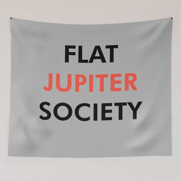 Artikelvorschau, Flat Jupiter Society (Black) entworfen und verkauft von Graograman.