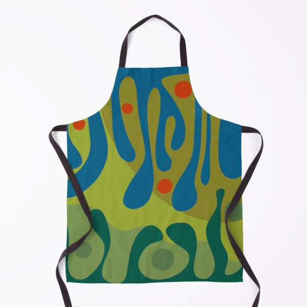 Artikelvorschau, Funky Groovy Wavy Abstrakte Landschaft entworfen und verkauft von ChatNoirGallery.