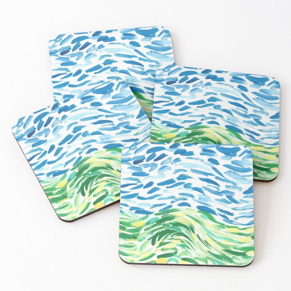 Item preview, Rolling Hills of Blue and Green  designed and sold by snizzyizzy.