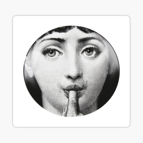 Fornasetti Lips and Finger Sticker