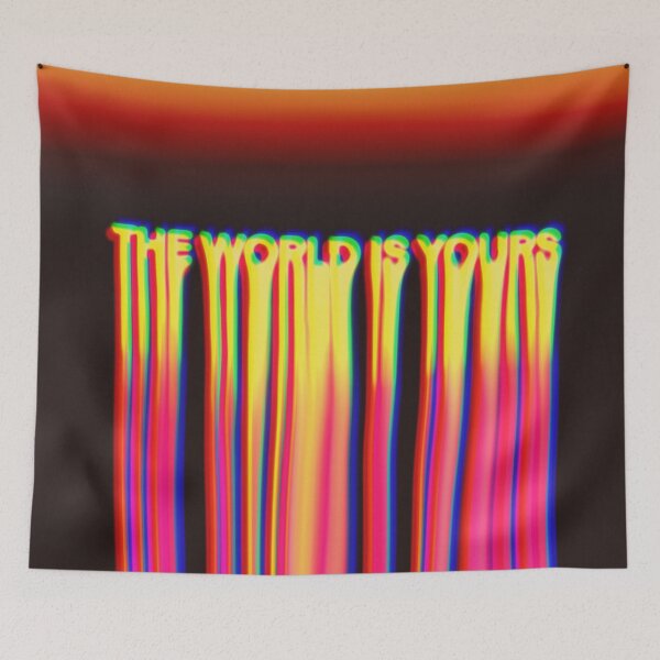 Item preview, The World Is Yours illmatic nas quote designed and sold by Salman  Khattak.
