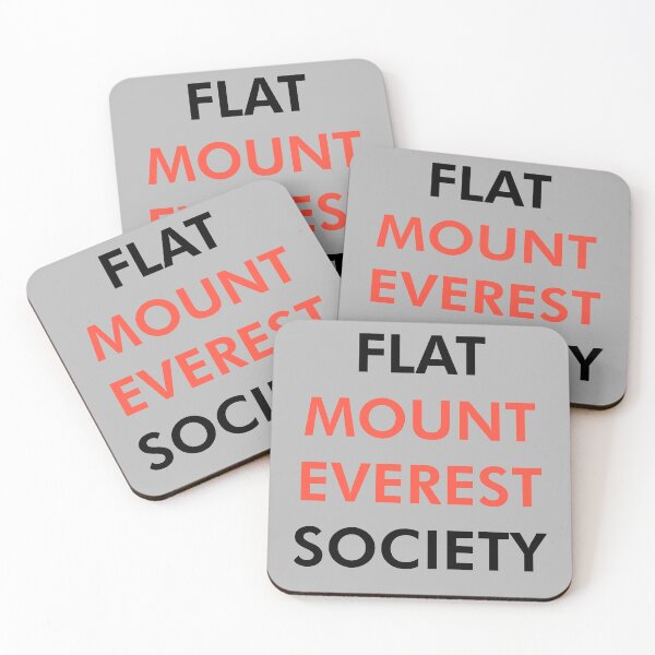 Item preview, Flat Mount Everest Society (Black) designed and sold by Graograman.