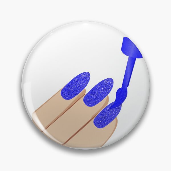 Item preview, Blue Glitter Nails  designed and sold by rhicha.
