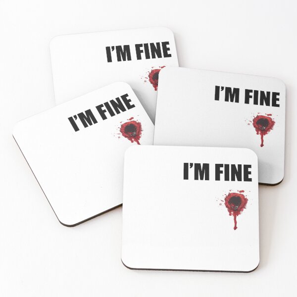 Item preview, I'M FINE design, gunshot designed and sold by BasicSeres.