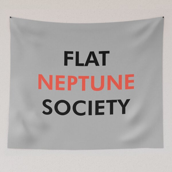 Item preview, Flat Neptune Society (Black) designed and sold by Graograman.