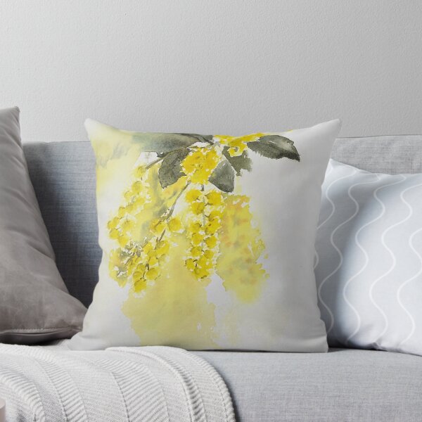 Item preview, Australian golden wattle watercolour designed and sold by MarionChapman.
