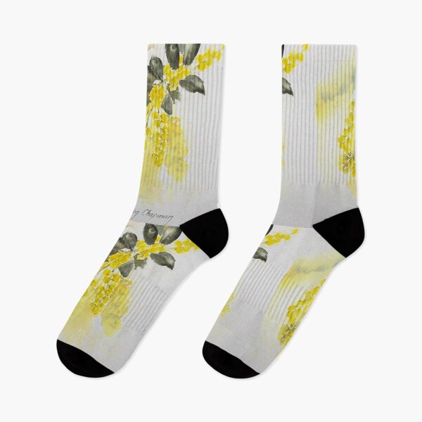 Item preview, Australian golden wattle watercolour designed and sold by MarionChapman.