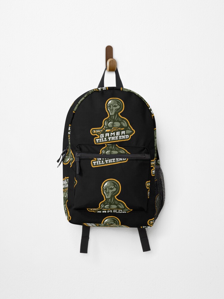 Thumbnail 1 of 3, Backpack, Gamer Till The End designed and sold by RheaRealm.