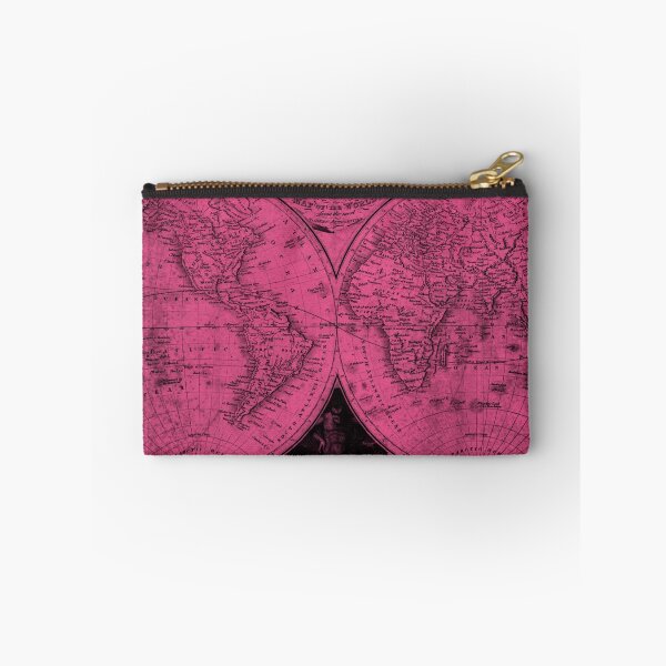 Item preview, World (1811) Pink & Black  designed and sold by BravuraMedia.