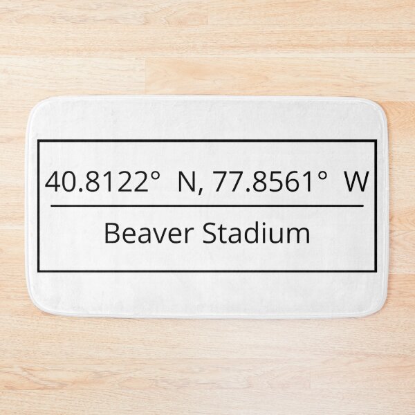 Item preview, Beaver Stadium Coordinates  designed and sold by NSN Print Co..