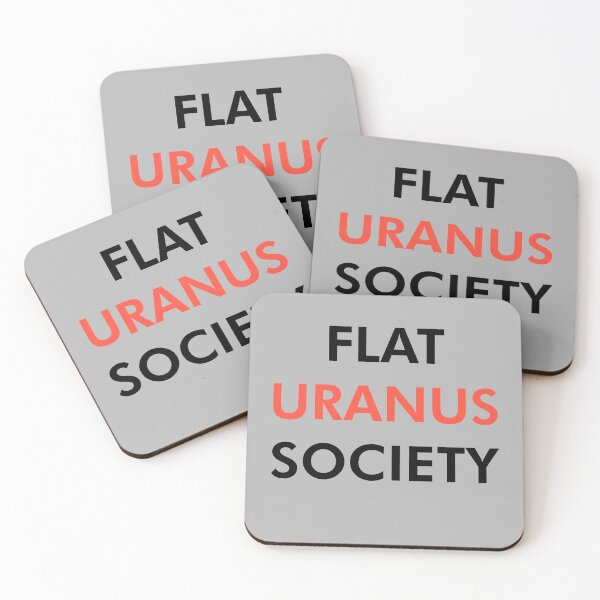 Item preview, Flat Uranus Society (Black) designed and sold by Graograman.