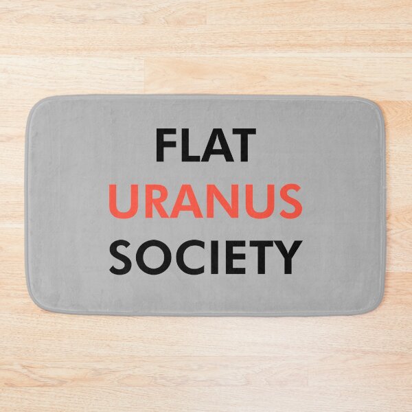 Item preview, Flat Uranus Society (Black) designed and sold by Graograman.