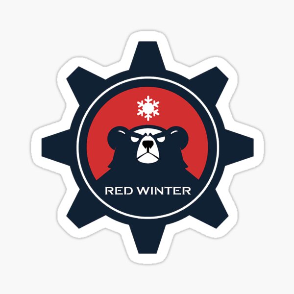 Red Winter Union School" Sticker for Sale by Gatsomaru | Redbubble