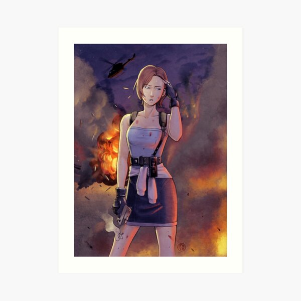 Resident Evil - Jill Valentine tributo Lámina artística