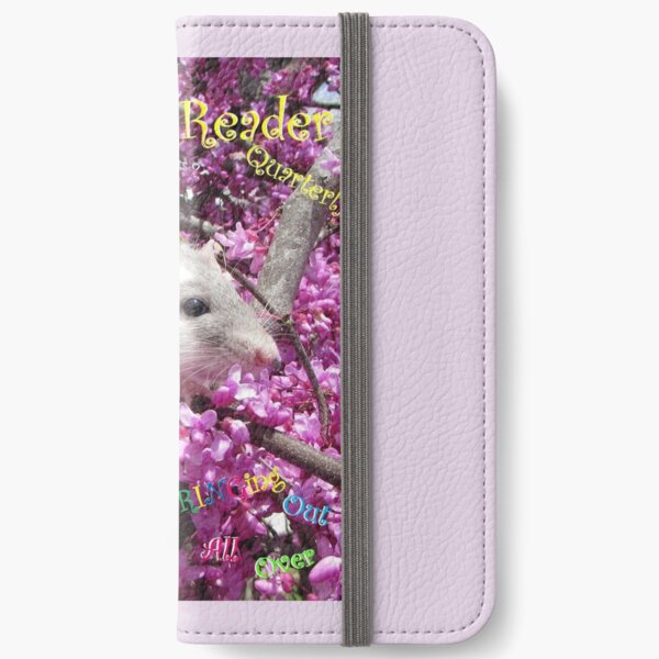 Pet Rat Rahab on a Rodent Reader Magazine Cover iPhone Wallet