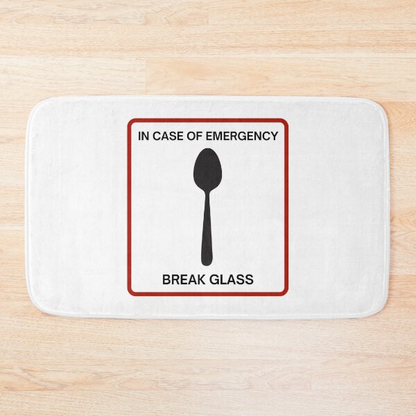 Item preview, Emergency Spoons For Spoonies - Break Glass In Case Of Emergency  designed and sold by N44Prints.