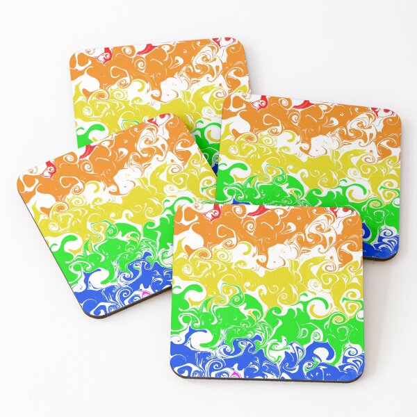 Item preview, Rainbow marble / spiral design  designed and sold by ndubrey.