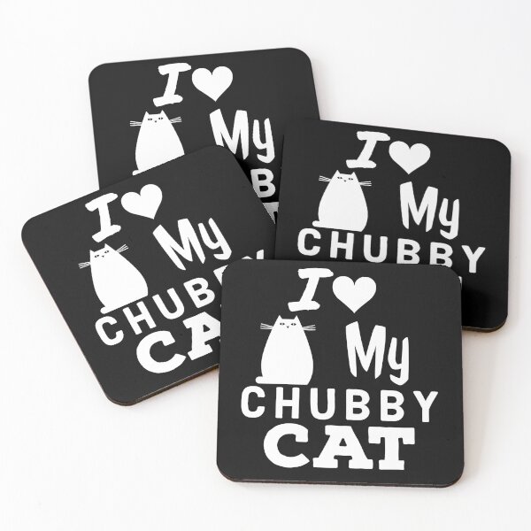 Item preview, I Love my Chubby Cat designed and sold by Brat-Cat-Shirts.