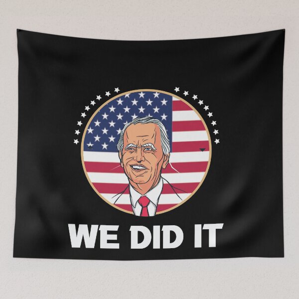 Item preview, We Did It 2021 Biden Inauguration day American Flag Congratulation Joe Biden designed and sold by WhiteTears.