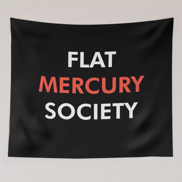 Item preview, Flat Mercury Society (White) designed and sold by Graograman.