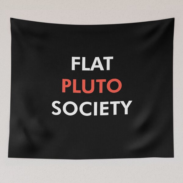 Item preview, Flat Pluto Society (White) designed and sold by Graograman.
