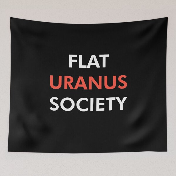 Item preview, Flat Uranus Society (White) designed and sold by Graograman.