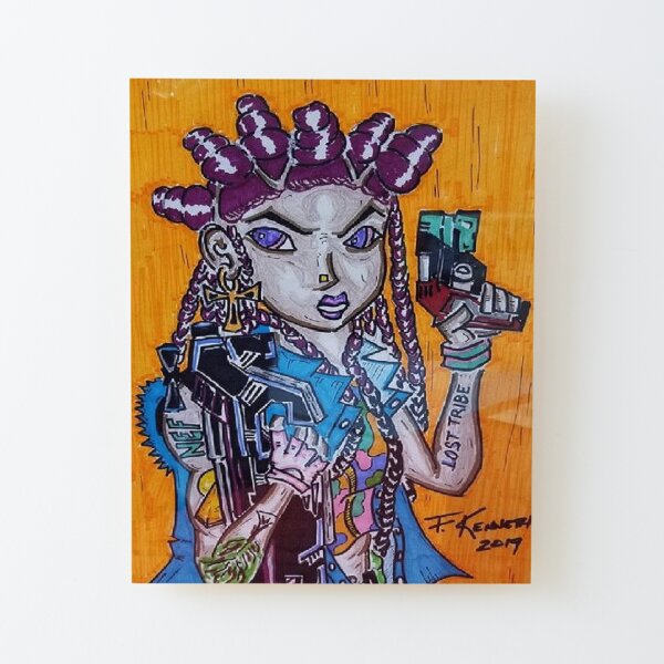 Nefertari Wood Mounted Print