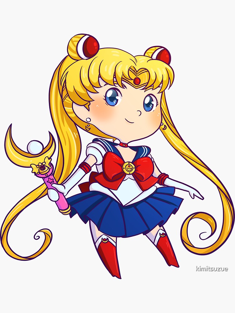 sailor moon sticker by kimitsuzue redbubble