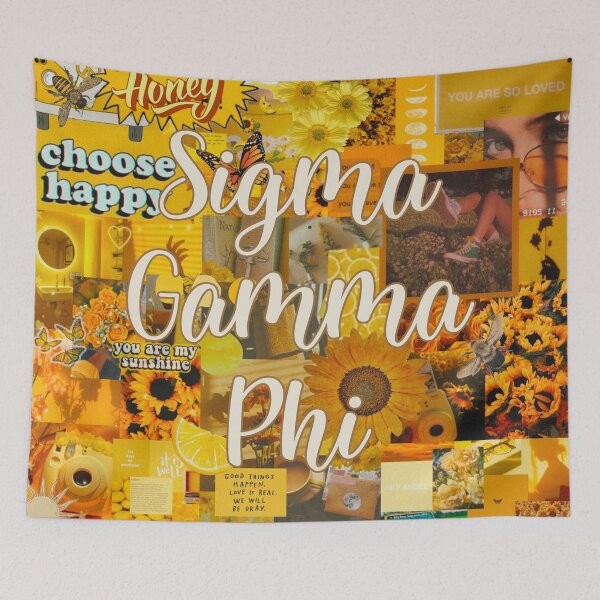 Item preview, Sigma Gamma Phi Yellow collage SGPhi, Thusa  designed and sold by briellescozz.