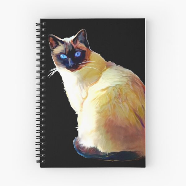 Item preview, oil painting of seal point cat designed and sold by Designwebjae.