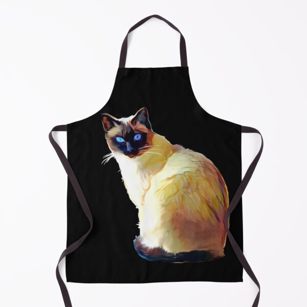 Item preview, oil painting of seal point cat designed and sold by Designwebjae.