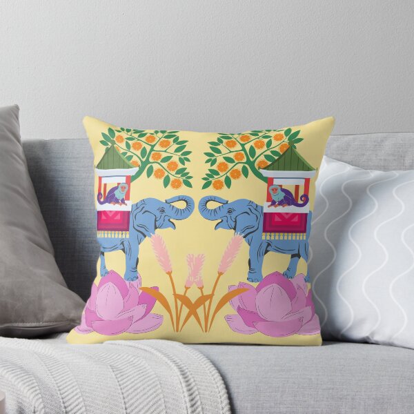Item preview, Chinoiserie monkeys riding elephants designed and sold by Lacy Sciple.