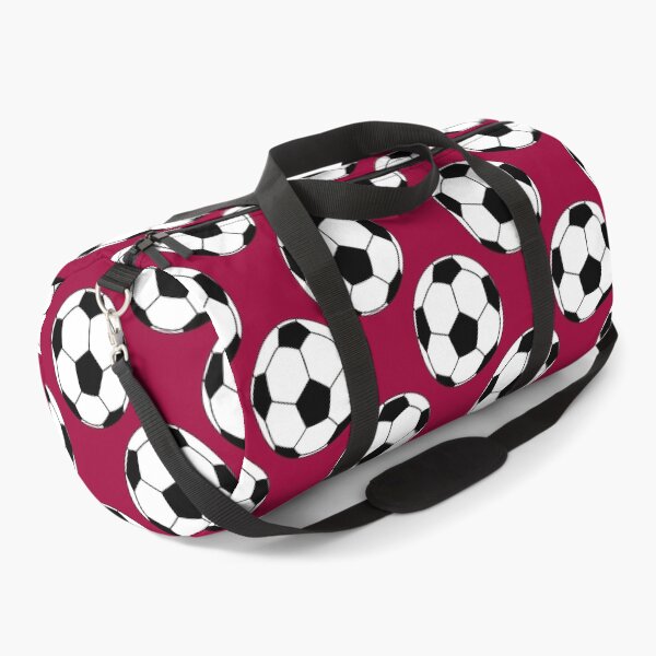 Item preview, Footballs / Soccer Balls - Burgandy Background designed and sold by harrizon.