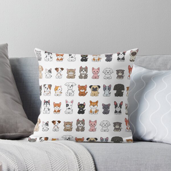 Item preview, cartoon cats and dogs designed and sold by della95.